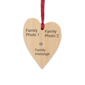 Family Wooden Holiday Ornaments