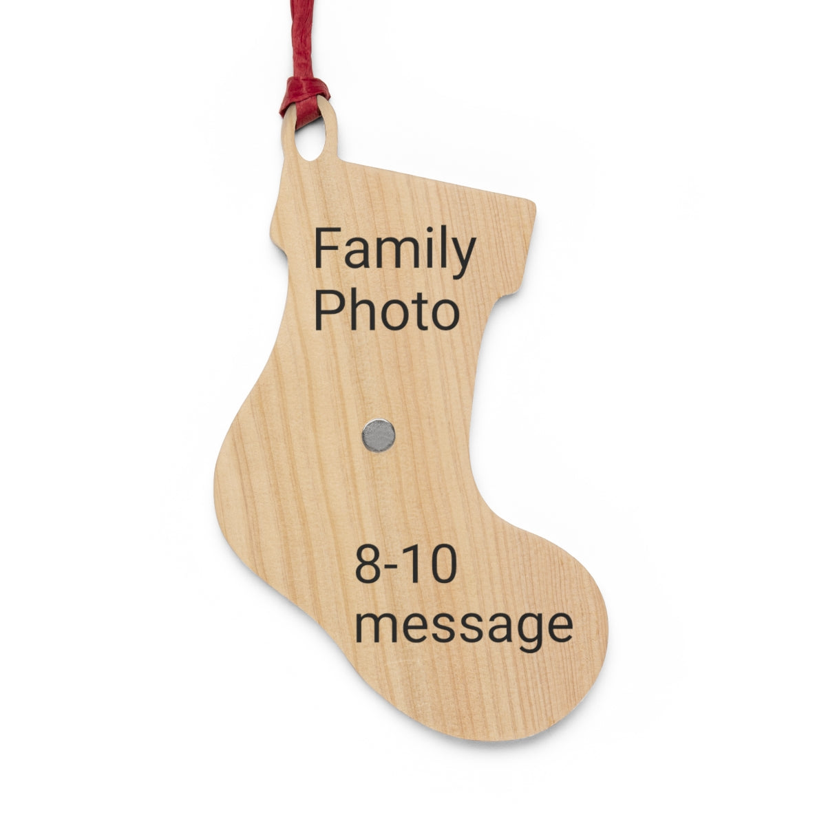 Family Wooden Holiday Ornaments